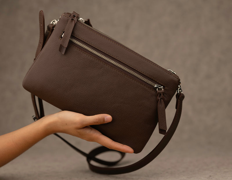 Bolso Santamarina Doble Café